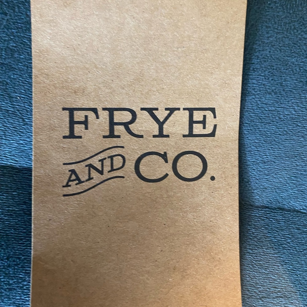 Frye Black Faux Leather Double-Buckle Ankle Booties - Picture 2 of 3